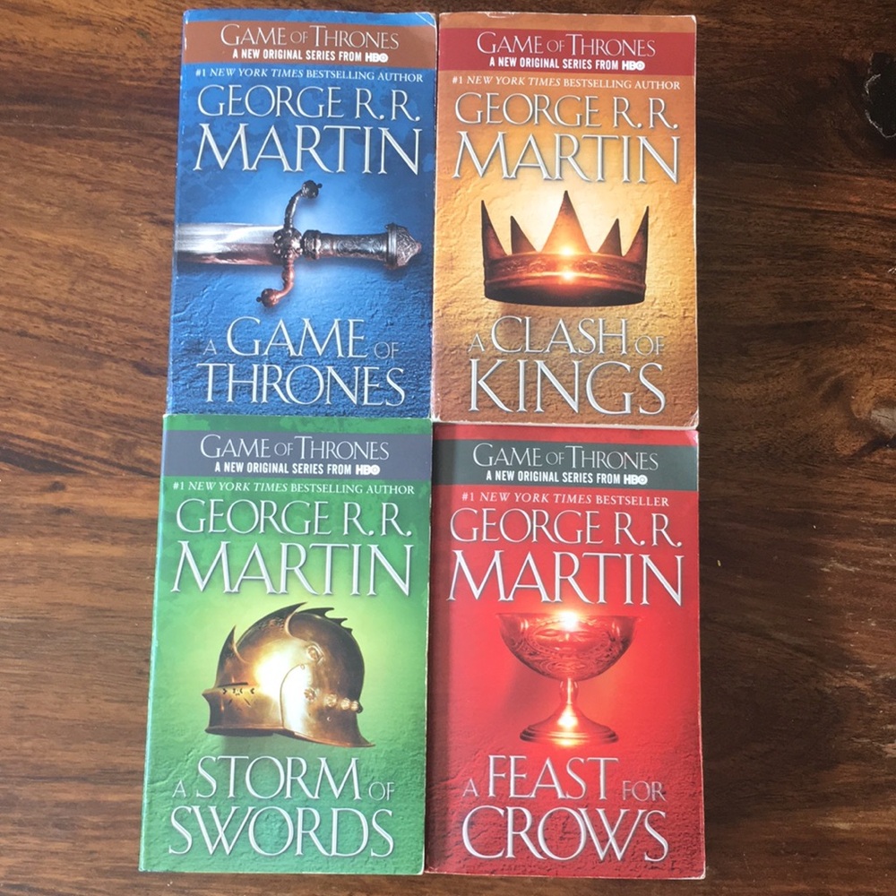 4 Game Of Thrones Paperback Books (Set of four) by George R.R. Martin